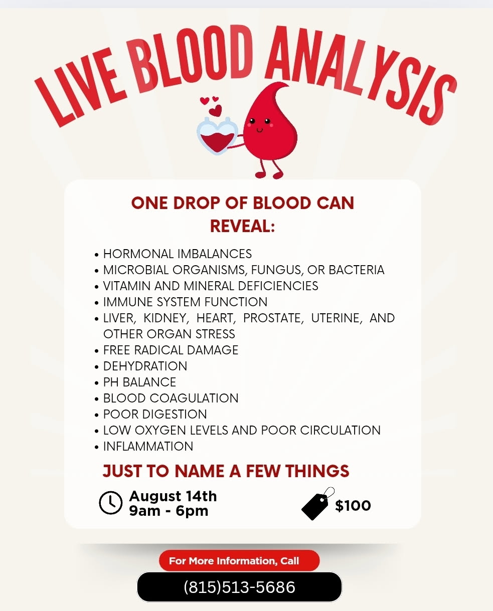 Live Blood Analysis August 2025